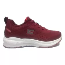 Zapatillas Team Gear Running Mujer Caracas Bordo-rosa Cli