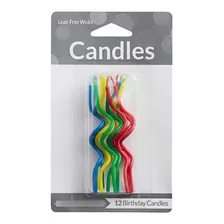 12 Velas De Cumpleaños Con Ondas