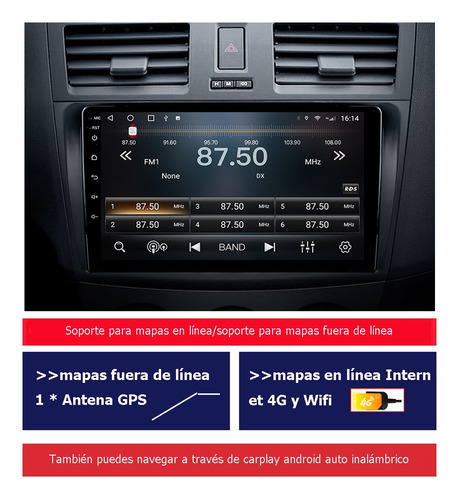 Auto Radio Estreo Android Gps Para Mazda 3 Mazda3 2010-2013 Foto 3