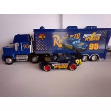 Mc Queen & Fabulous Lightning Truck Disney Pixar Cars 