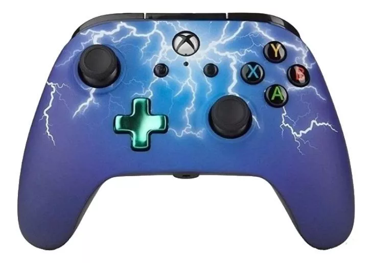 Control Joystick Acco Brands Powera Enhanced Wired Controller For Xbox One Spider Lightning