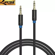 Sabrent 3.5mm Chapado En Oro Premium Auxiliar Macho A Macho 