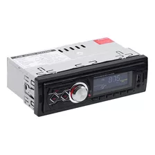 Auteoestereo Frente Desmontable Radio Fm, Usb, Sd, Line In Color Negro