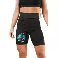 Bermuda Ciclismo Mtb Bike Preta Forro Em Gel Feminina