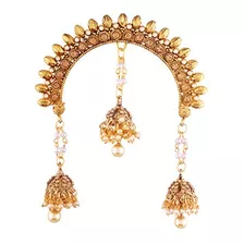 Aretes Anzuelo - I Jewels 18k Gold Plated Hair Decoration, 