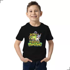 Camisa Infantil My Singing Monsters Jogo Online Mostro Video