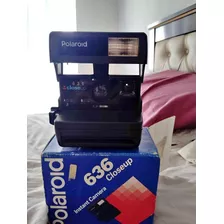 Camera Fotográfica Polaroid Instant 636 Closeup Funcionando