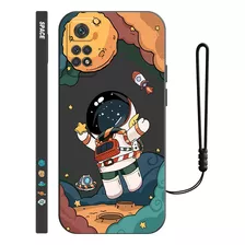 Funda De Silicona Para Xiaomi Diseño De Astronauta + Correas