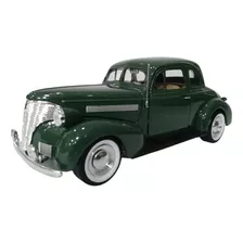 Chevrolet Coupé 1939, Escala 1:24 Motormax. 20cms. Verde.