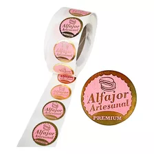 100 Etiquetas O Sticker Alfajor Cuchuflis Repostería