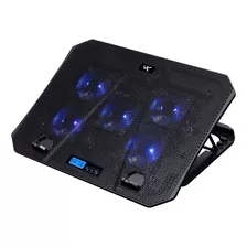 Base Para Notebook Ice - Ate 15.6 - 5 Fans - Led Azul Cn300