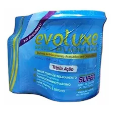 Kit Guanidina Evoluxe Super Relaxamento Grossos Resistentes 