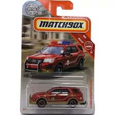 Matchbox Ford Interceptor Utility /fire Chief / Bomberos