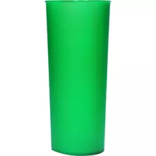 Kit 300 Copos Ecológicos Long Drink 350ml - Novidade! Cor Verde