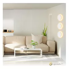 Arandela Externa/interna Slim Luminaria De Parede Eclipse 