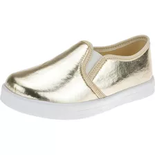 Tênis Infantil Feminino Slip On Moda Casual Menina Sapato