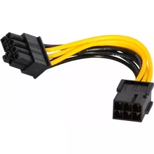 Cabo Adaptador Energia 6 Pinos P/ 8 Pinos Placa De Vídeo Pci 