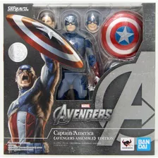 Figura Capitán América Avengers Assemble S.h Figuarts Bandai