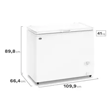 Freezer Inverter Gafa 280lts 4 Temperaturas Blanco
