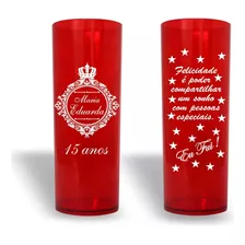 Kit 100 Copos Long Drink 350ml Personalizados *acrílico*