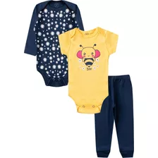 Roupa Bebe Body Menina Ou Menino Kit 9 Peças Bodies Atacado