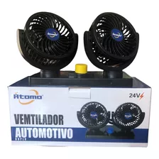 Ventilador Duplo Mini Veicular Carro Caminhão 24v Top