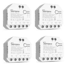 4x Unid Sonoff Dual R3 Interruptor 2ch Wi-fi Consumo Energia