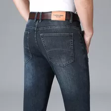 Jeans Elásticos Masculinos De Primavera/verão, De Modelagem