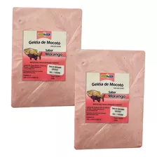 Kit 2 Isca Geleia De Mocotó Goiano Morango Pesqueiro 400g