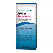 Artelac Rebalance 015% Frasco Com 10ml