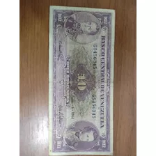 Vendo Billetes De Diez Antiguo Año 1961 En Perfecto Estado 