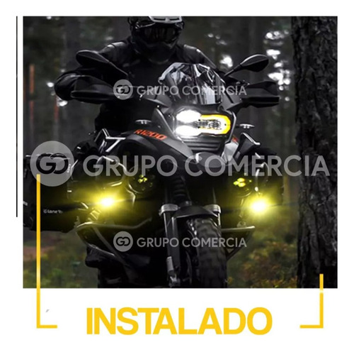 Par Exploradoras Moto Carro Turbo Led 12.000 Lm Largo Alance Foto 6