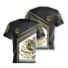 Xlm Playera Pd30 Con Diseño Mexicano De Águila, Dorado