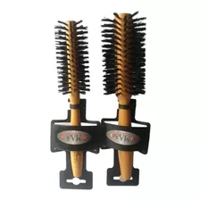 Set De Cepillos De Madera Para Brushing 2 Unidades Md/ch