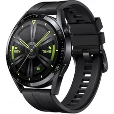 Smartwatch Huawei Gt3 46mm 4gb 32mb Gps Bluetooth Preto Gt 3 Cor Da Pulseira Preto Cor Da Caixa Preto Cor Do Bisel Preto