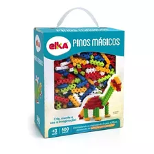 Pinos Mágicos - Blocos De Montar - C/ 500 Peças - Elka