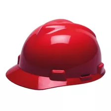 Casco V-gard Sin Suspensión Msa Rojo