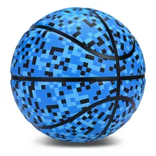 Baloncesto, Basquetbol, Mosaico Azul, Talla 7 Con Inflador