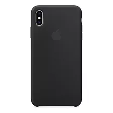 Funda Silicona Case Felpa Para iPhone XS Max Negro