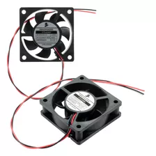 5x Microventilador Cooler Ventoinha 60x60x20 12 Volts