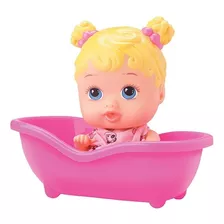 Little Dolls Bebê Banheirinha Loira - Divertoys