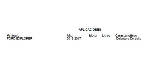 Amortiguador Delantero Derecho Ford Explorer 2017 Fcs Foto 5