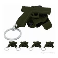 Kit 5 Chaveiros Holster Bélica - Verde