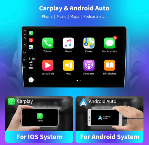 Radio Andorid Carplay 2+32 Subaru Forester 2019-2023 Foto 2