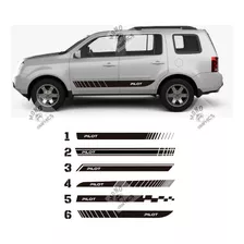 Stickers Honda Pilot Franjas Puertas 