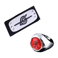 Bandana Konoha Aldea De La Hoja Naruto Banda Akatsuki Anillo