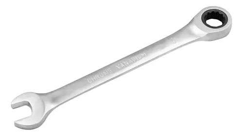 Llave Fija Combinada Crique 12 Mm 72 Dientes Bremen 4753 Plateado