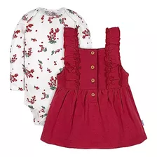 Ropa Navideña Para Bebe Gerber Conjunto De Vestido General D