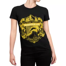 Camisa, Camiseta Harry Potter Brasão Lufa Lufa Algodão 2