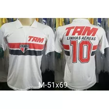 Camisa São Paulo Torcedor Da Época 1993 #10 Tam Titular 